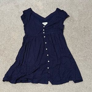 RALPH LAUREN blue dress with red stars